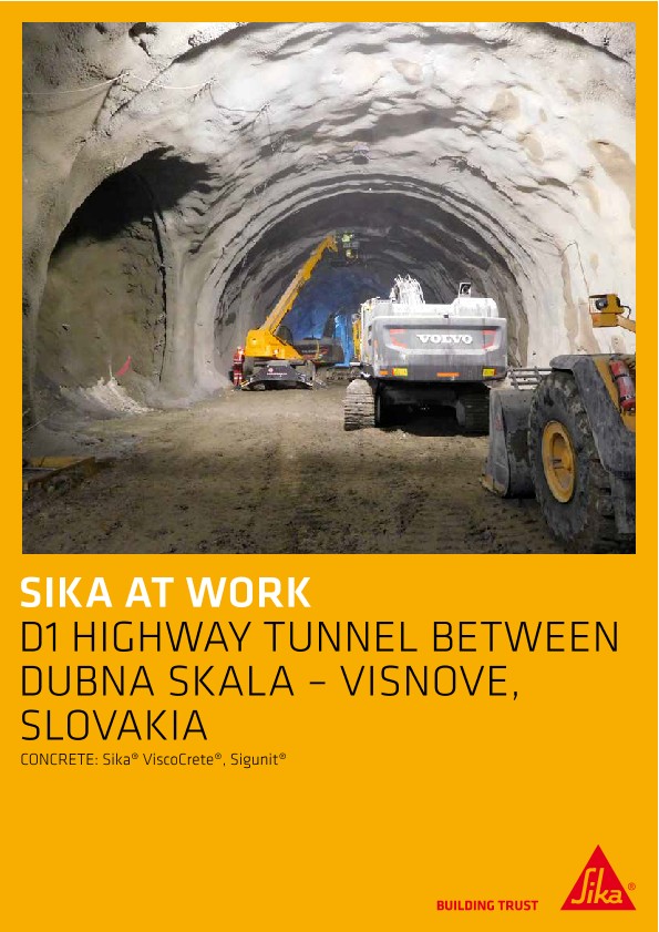 D1 Highway Tunnel Between Dubna Skala - Visnove