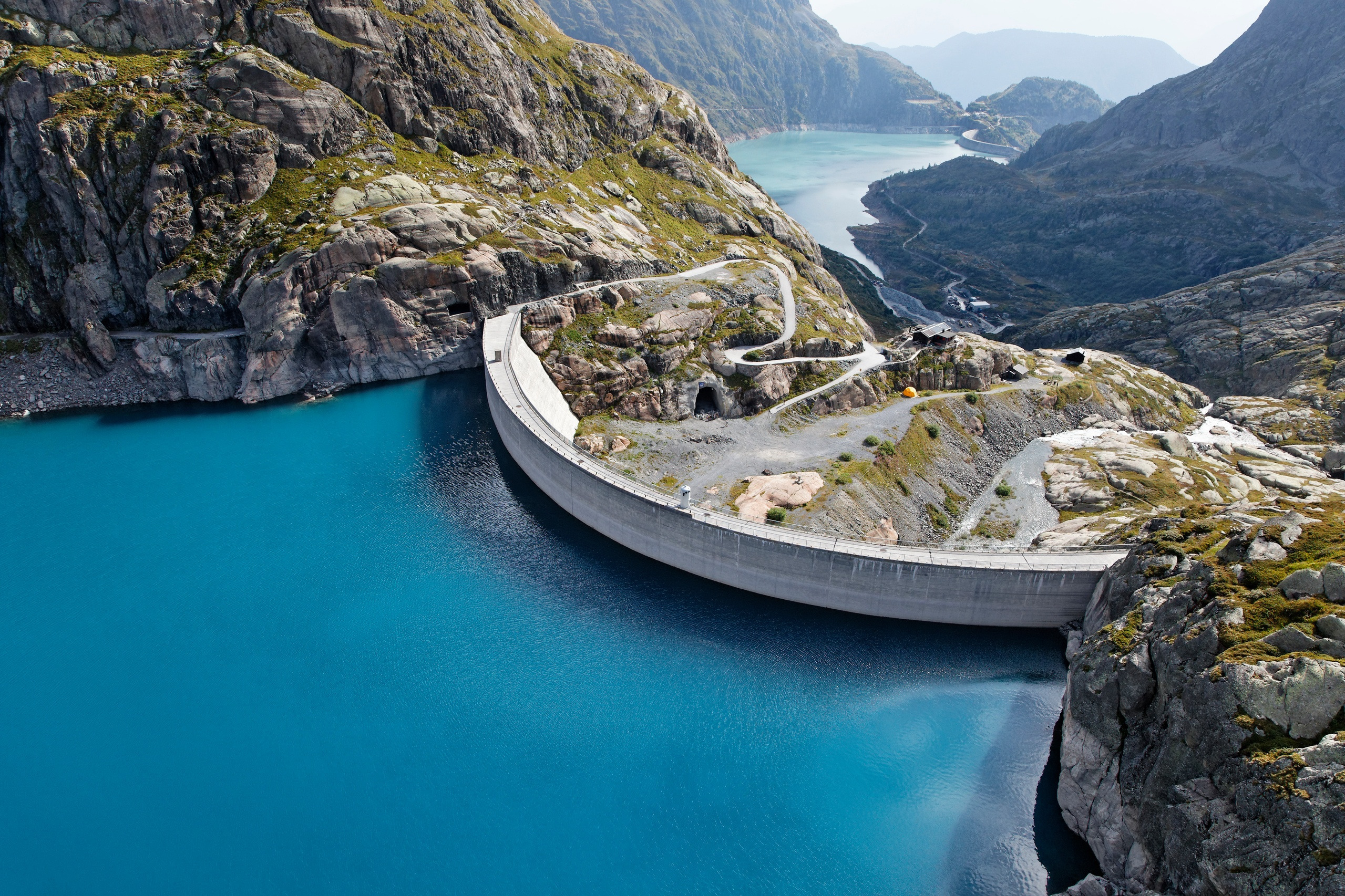 Nant de Drance Hydropower Plant Dam in Switzerland