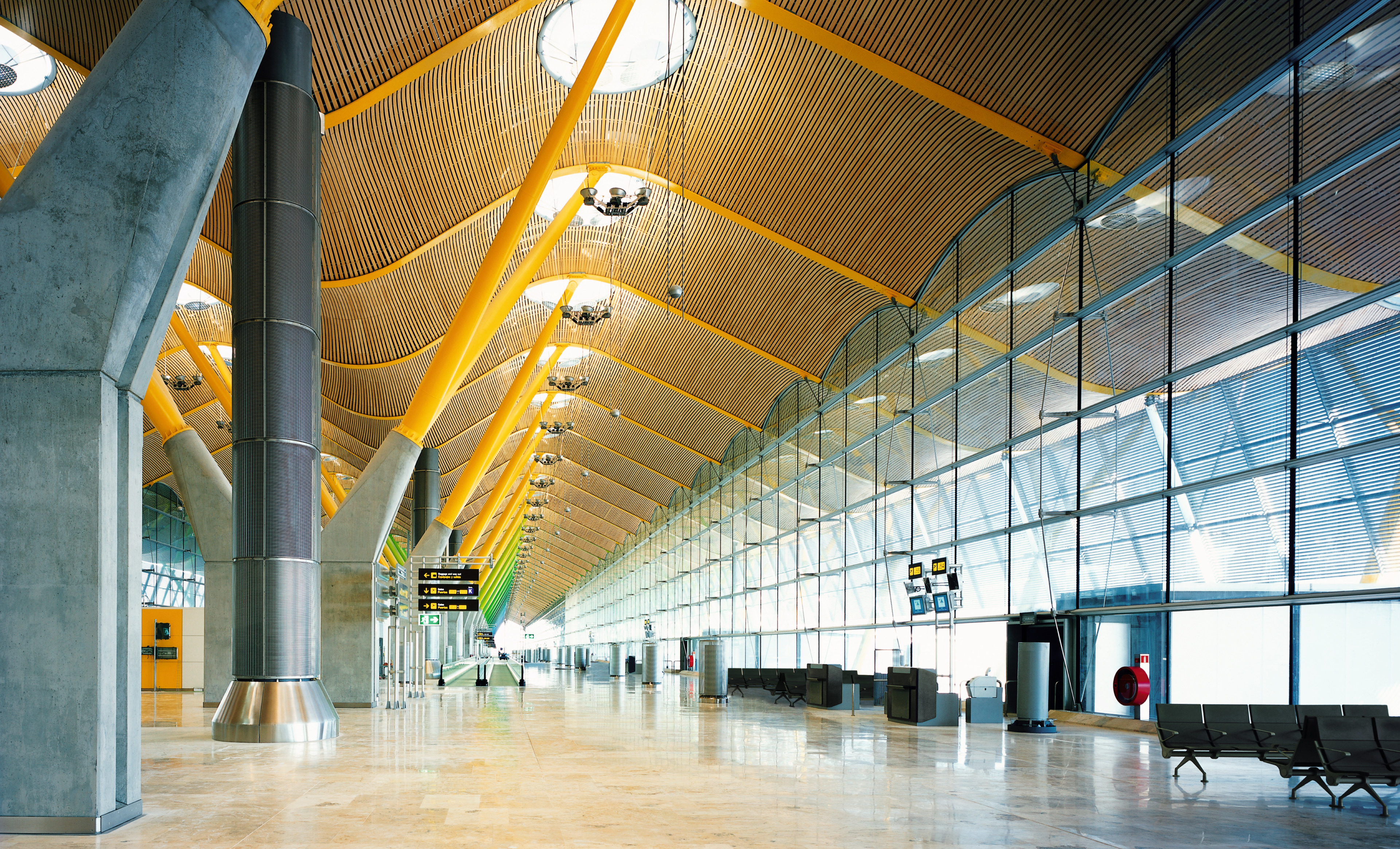 Barajas Airport in Madrid, Spain