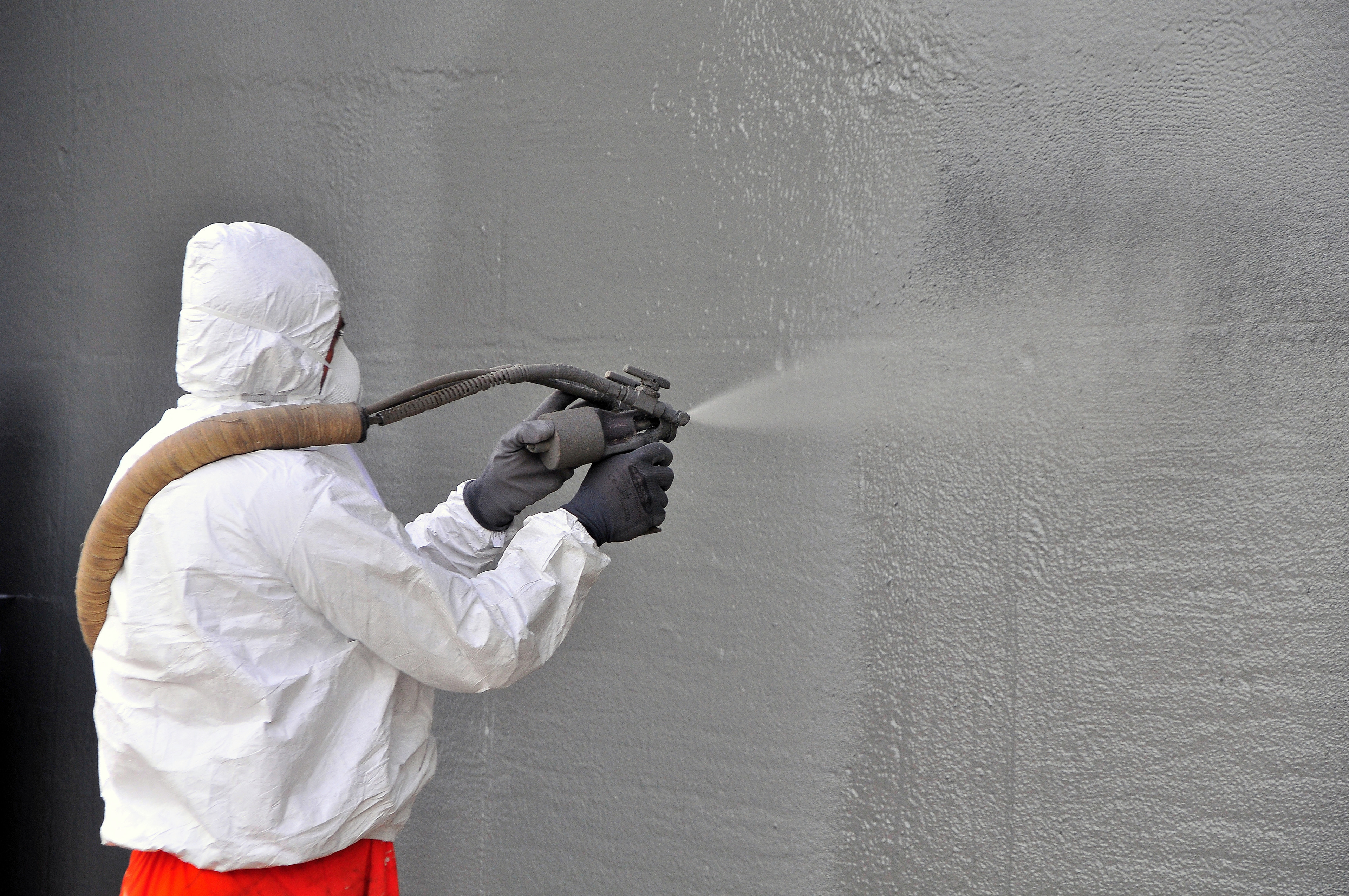 Concrete protection with Sikagard elastic protective coating